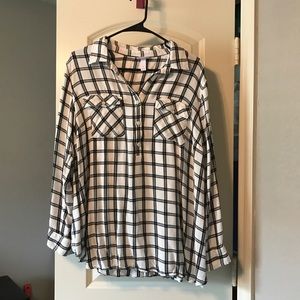 Merona Plaid Tunic